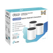 Kit 3 Routers Inalámbricos MESH Interior para Hogar / Doble Banda Wi-Fi 6 AX3000 Mbps / 3 Puerto Gigabit WAN/LAN / 2 Anten...
