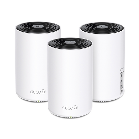 Sistema Mesh Wi-Fi / Wi-Fi 6E AX5400 / Triple Banda / 3 Nodos / 3 Puertos Gigabit WAN/LAN Auto-Detección / 4 Antenas Internas / | SIERRA STORE