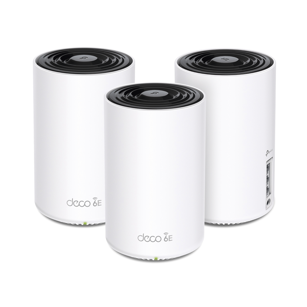 Sistema Mesh Wi-Fi / Wi-Fi 6E AX5400 / Triple Banda / 3 Nodos / 3 Puertos Gigabit WAN/LAN Auto-Detección / 4 Antenas Internas / | SIERRA STORE
