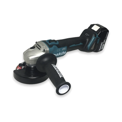 Miniesmeril 115mm 4-1/2in 8.500 Rpm,1 Batería 18V Li-ION de 5.0 Ah, Cargador y 3 Discos. MAKITA - Vista 2