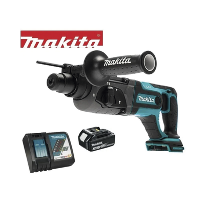 Rotamartilló 18V, SDS 0-1.200 Rpm, 3 Modos de Trabajo, Incluye 2 Baterías de 3.0 Ah, Cargador y Maletín. MAKITA - Vista 2