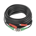 Cable Coaxial Siames / BNC RG59 + Alimentación / 10 Metros (32.81 Pies) / 100% Cobre / 4K / Interior y Exterior | SIERRA STORE