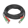 Cable Coaxial Siames / BNC RG59 + Alimentación / 5 m (16.40 ft) / 100% Cobre / 4K / Interior y Exterior | SIERRA STORE
