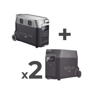 Estación de Energía Portátil DELTA PRO 3600Wh Litio LFP / 5 AC 3600W (7200W Pico) / 2 USB-C 200W / Capacidad para Aumentar...