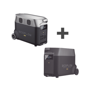 Kit de Estación de Energía Portátil 3600Wh + Batería Externa 3600Wh (7200Wh) - ECOFLOW