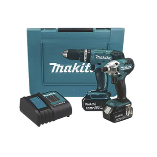 KIT(DHP453 ROTOM.+ DTD156 ATORN.IMP.) LI-ION 2 BAT 1.5 AH Y CARG C/LUZ 18V - MAKITA