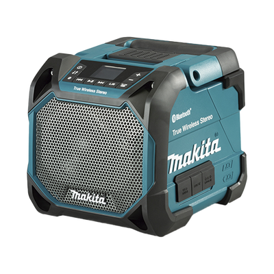 Bocina y Reproductor de Música (12 o 18 Vcc) USB/BlueTooth con Pantalla LCD. - MAKITA