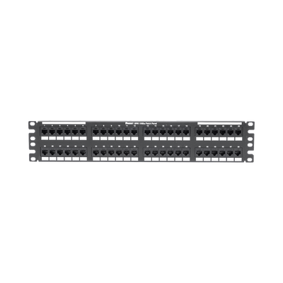 Panel de Parcheo de Impacto (110), Plano, Categoría 6A, de 48 Puertos, 2UR - PANDUIT