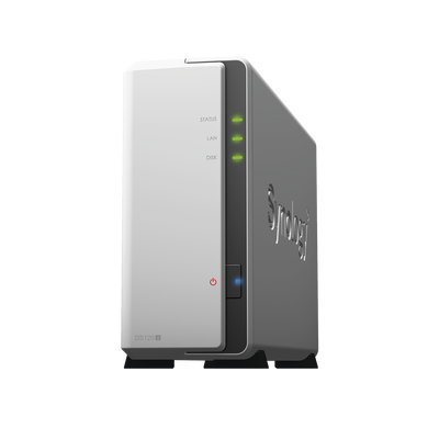 Servidor NAS de 1 Bahías / Hasta 16 TB / Servicio Nube Gratis (P2P) / Administración Remota y Respaldo Programado SYNOLOGY...
