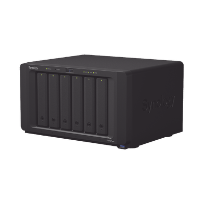 Servidor NAS Enterprise de escritorio de 6 bahias / Expandible a 16 bahías / Hasta 288TB / Hasta 32GB de RAM - SYNOLOGY