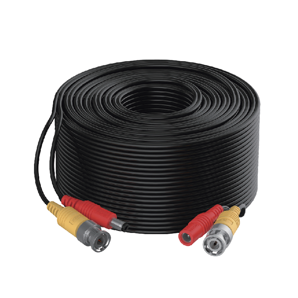 HIKVISION DS-1LH1S2C-20 - Cable Coaxial Siames (Mini RG59) + Alimentación / 20 Metros de Distancia / CCA / Soporta 1080p (2 Megapixel) | SIERRA STORE