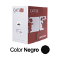 Bobina de Cable UTP 305 Metros (1000 Pies) / Cat 5E (24 AWG) / Color Negro / ...