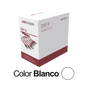 Bobina de Cable UTP 305 Metros (1000 Pies) / Cat 6 (24 AWG) / Color Blanco / ...