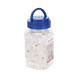 Bote con 100 Piezas de Plug Modular RJ45 / Cat 6 / Chapado en Oro a 30 Micras / Sin Blindaje / Fácil Instalación / Uso Int...