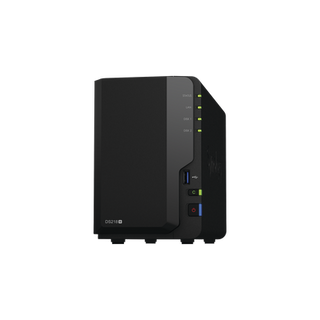 Servidor NAS de escritorio con 2 bahías / Hasta 24 TB / Hasta 6GB RAM / Hasta 25 cámaras - SYNOLOGY