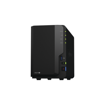 Servidor NAS de escritorio con 2 bahías / Hasta 24 TB / Hasta 6GB RAM / Hasta 25 cámaras - SYNOLOGY