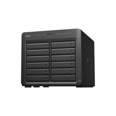 NAS Synology DiskStation DS2422+ | 12 Bahías | Expandible a 24 Bahías | Procesador AMD Ryzen Quad-Core | Hasta 32 GB DDR4 ...