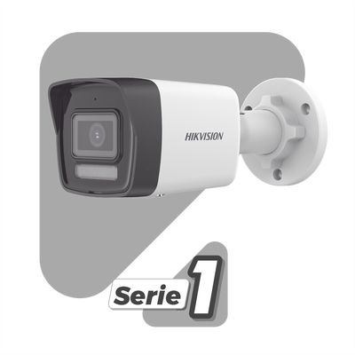 [Dual Light] Bala IP 4 Megapixel / Lente 2.8 mm / 30 mts IR + 30 mts Luz Blanca / Micrófono Integrado / ACUSENSE Lite / Ex...