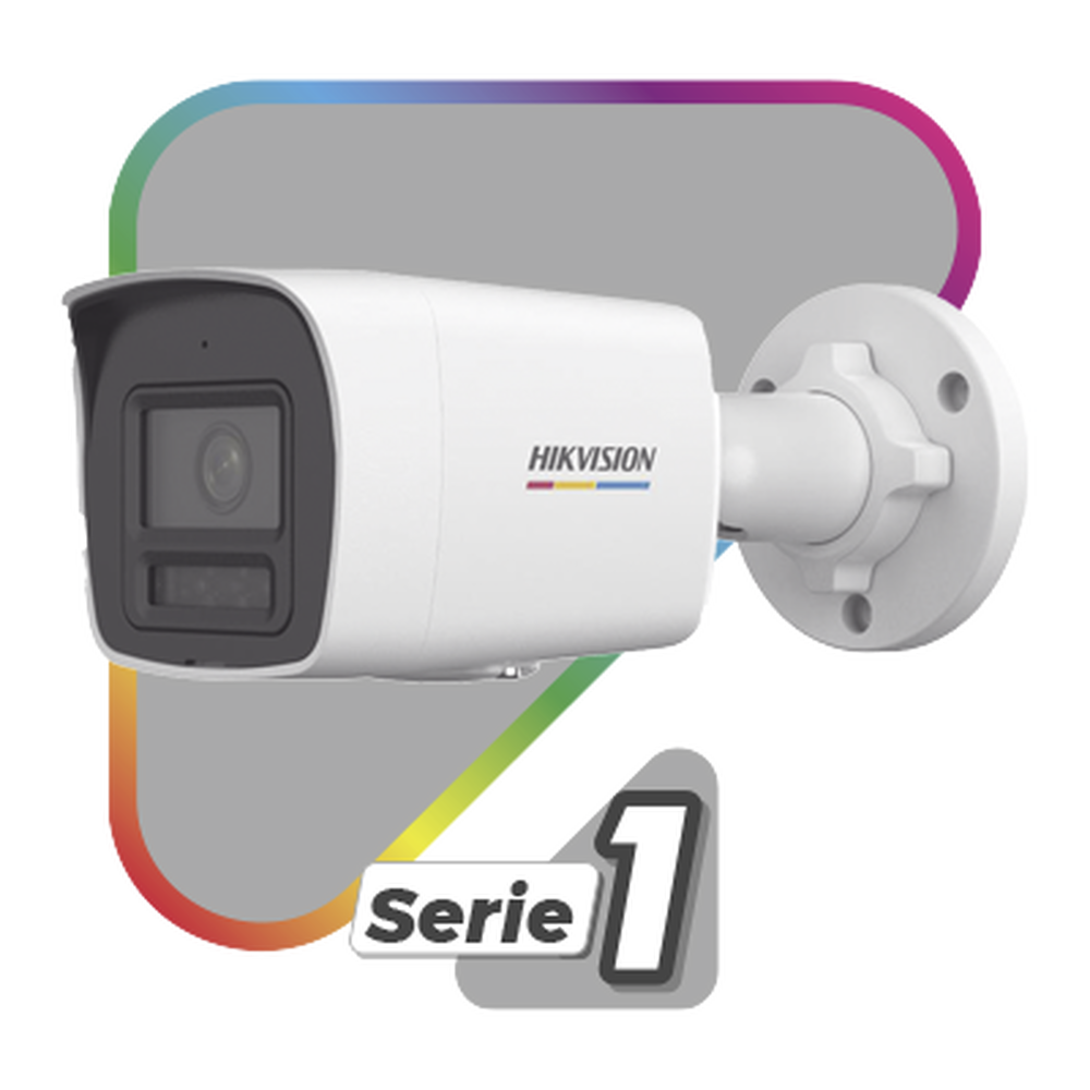 HIKVISION DS-2CD1047G2H-LIUF - Cámara Bala IP / 4 Megapixel / Dual Light 30 m (98.4 ft) / Lente 2.8 mm / AcuSense / IP67 / PoE / | SIERRA STORE