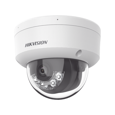 [Dual Light] Domo IP 2 Megapixel / Lente 2.8 mm / 30 mts IR + Luz Blanca / Micrófono Integrado / Antivandálico IK08 / ACUS...