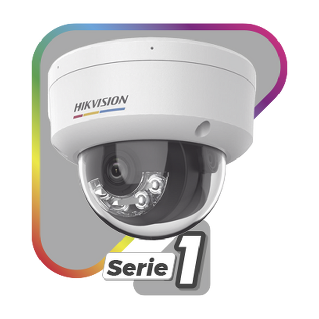 HIKVISION DS-2CD1167G2H-LIUF - Domo IP / 6 Megapixel / Dual Light 30 m (98.4 ft) / ColorVu 0.001 Lux / AcuSense Lite / IP67 / IK08 / | SIERRA STORE