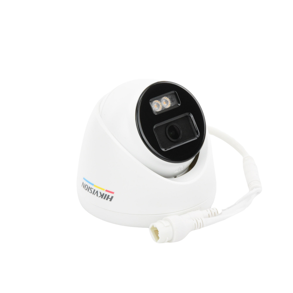 HIKVISION DS-2CD1347G0-L(C) - Turret IP 4 Megapixel / Imagen a Color 24/7 / PoE / Lente 2.8 mm / Luz Blanca 30 mts / Exterior IP67 / | SIERRA STORE