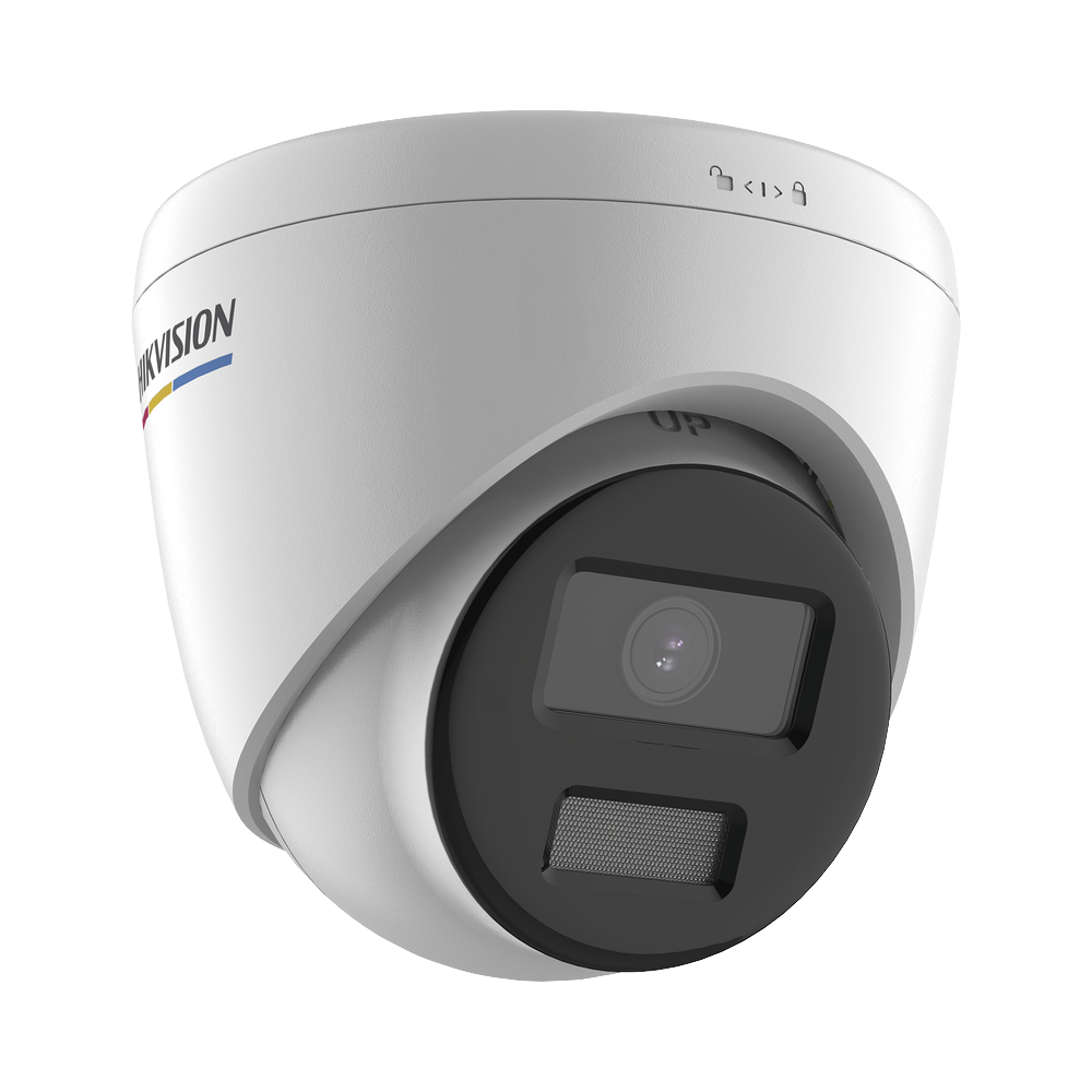 HIKVISION DS-2CD1347G0-L(C) - Turret IP 4 Megapixel / Imagen a Color 24/7 / PoE / Lente 2.8 mm / Luz Blanca 30 mts / Exterior IP67 / | SIERRA STORE