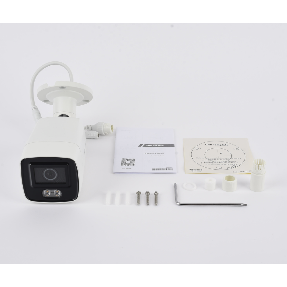 HIKVISION DS-2CD2047G2-LU(C) - Mini Bala IP 4 Megapixel / Serie PRO +  / 30 mts IR EXIR / Exterior IP67 / Lente 2.8 mm / WDR 120 dB / | SIERRA STORE
