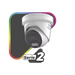 HIKVISION DS-2CD2387G2H-LISU/SL - Cámara Turret IP / 8 Megapixel / Dual Light 40 m (131.2 ft) / ColorVu F1.0 / WDR 130 dB / Audio | SIERRA STORE