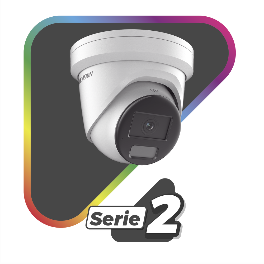 HIKVISION DS-2CD2387G2H-LIU - [Dual Light + ColorVu] Turret IP 8 Megapixel / Lente 2.8 mm / 40 mts IR + 40 mts Luz Blanca /  Microfono | SIERRA STORE