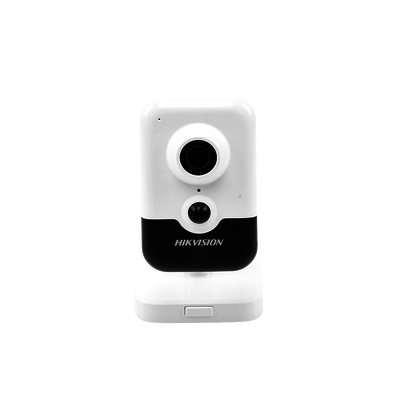 Cubo IP 4 Megapixel / Serie PRO / Lente 2.8 mm / 10 mts IR EXIR / PoE / Sensor PIR / H.265+ / Interior / Audio de Dos Vías...