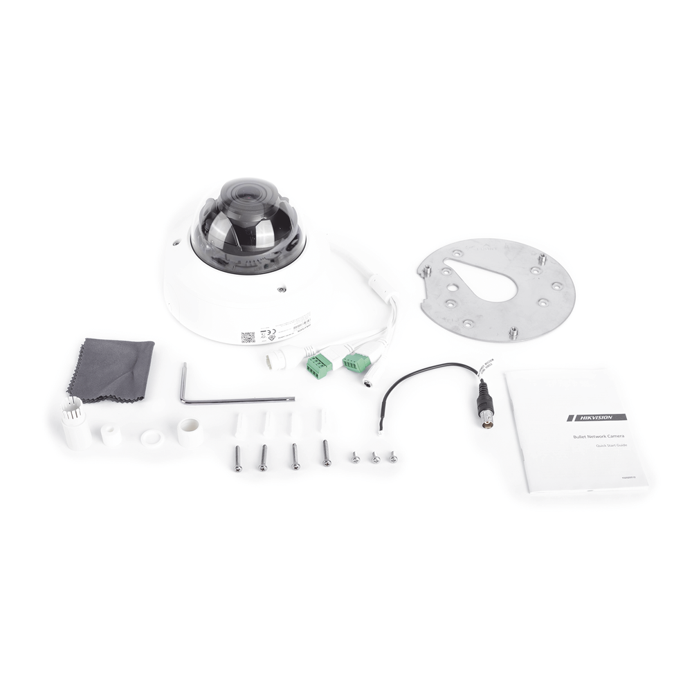 HIKVISION DS-2CD2723G1-IZS - Domo IP 2 Megapixel / Serie PRO / Lente Mot. 2.8 a 12 mm / 30 mts IR EXIR / Exterior IP67 / IK10 / Audio | SIERRA STORE