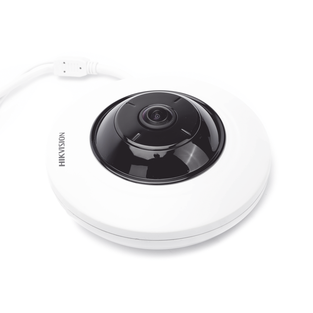 HIKVISION DS-2CD2935FWD-I - Mini Fisheye IP 3 Megapixel / Serie PRO + / Panorámica 180° - 360° / 8 mts IR / Uso en Interior / PoE / | SIERRA STORE