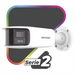 [FlexVu] [PROTECCIÓN ACTIVA] Bala IP Panorámica 8 Megapixel (4K) / 2 Lentes 4 mm (180°) / Imagen a Color 24/7 (ColorVu) / ...