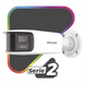 [FlexVu] [PROTECCIÓN ACTIVA] Bala IP Panorámica 8 Megapixel (4K) / 2 Lentes 4 mm (180°) / Imagen a Color 24/7 (ColorVu) / ...