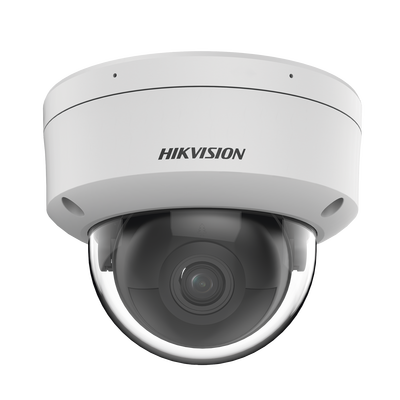 Domo IP 6 Megapixel / Lente 2.8 mm / 40 mts IR / Exterior IP67 / IK10 / Microfono Integrado / DARKFIGHTER / Audio y Alarma...