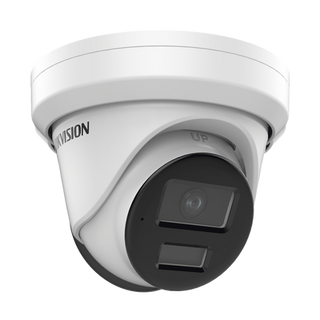 Turret IP 4 Megapixel / Lente 2.8 mm / 40 mts IR / Exterior IP67 / DARKFIGHTER / Audio y Alarma I/O / PoE / ONVIF / Micro ...
