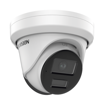 Turret IP 4 Megapixel / Lente 2.8 mm / 40 mts IR / Exterior IP67 / DARKFIGHTER / Audio y Alarma I/O / PoE / ONVIF / Micro ...