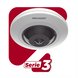 Mini Fisheye IP 5 Megapixel / Panorámica 180° - 360° / 8 mts IR / Interior / PoE / HEOP / ACUSENSE / Detección Facial / Mi...