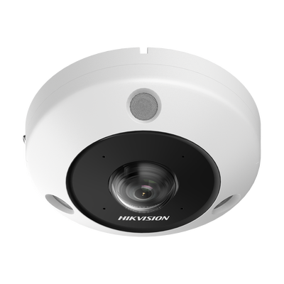 Fisheye IP 6 Megapixel / 180° - 360° / Dewarping / Heat Map / HEOP 2.0 / Conteo de Personas / IP67 / IK10 / 15 mts IR / En...
