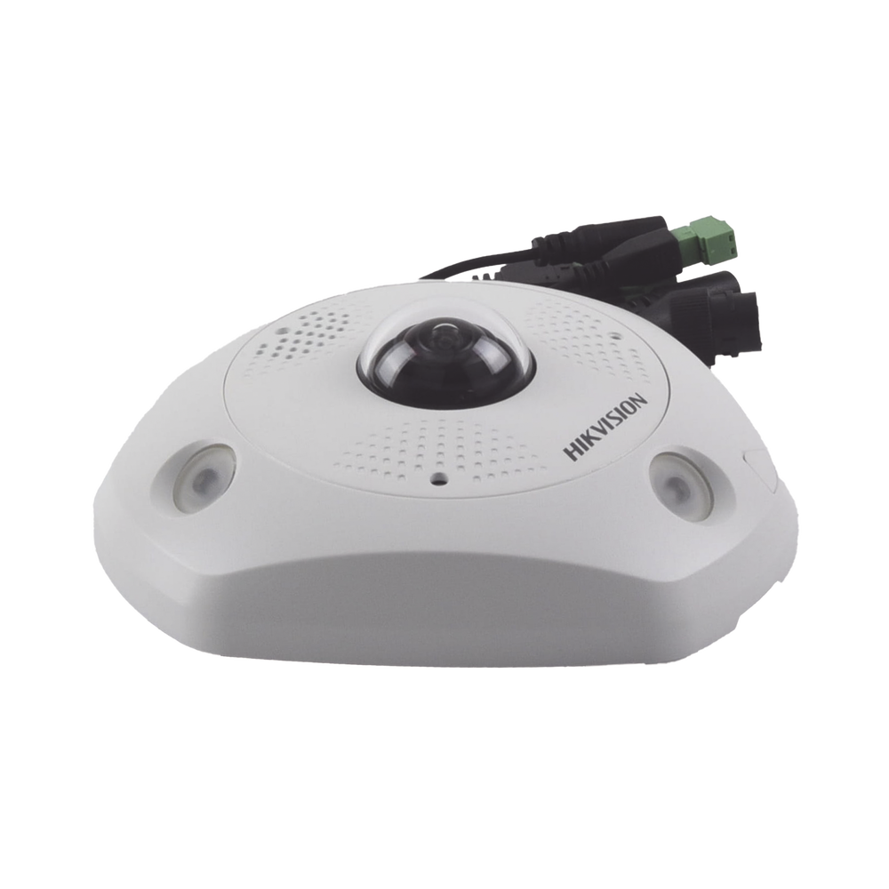 HIKVISION DS-2CD63C5G0E-IVS(B) - Fisheye IP 12 Megapixel / 180° - 360° / DEWARPING / Exterior IP67 / IK10 / 15 mts IR / Entrada y | SIERRA STORE