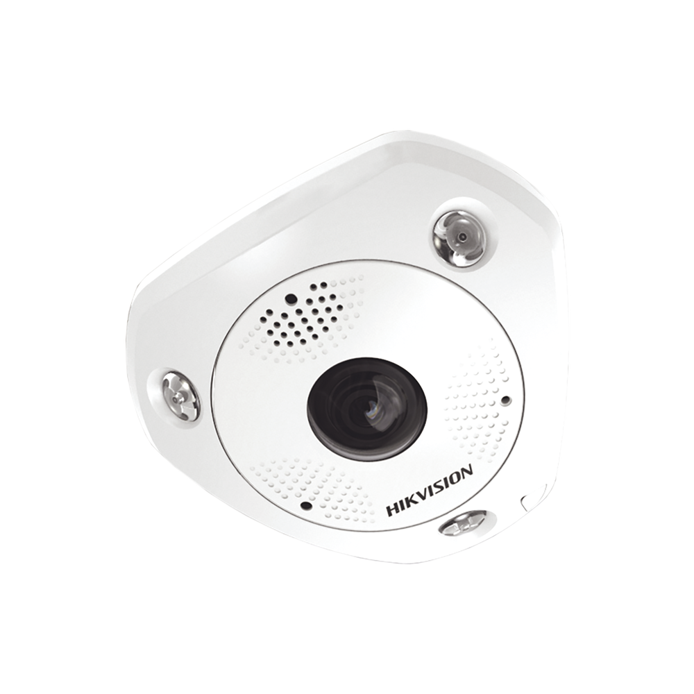 HIKVISION DS-2CD63C5G0E-IVS(B) - Fisheye IP 12 Megapixel / 180° - 360° / DEWARPING / Exterior IP67 / IK10 / 15 mts IR / Entrada y | SIERRA STORE