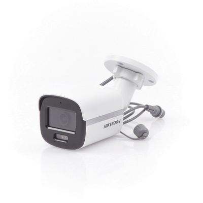 [ColorVu] Bala TURBOHD 2 Megapixel (1080p) / Imagen a Color 24/7 / Lente 2.8 mm / METAL / Luz Blanca 20 mts / Exterior IP6...
