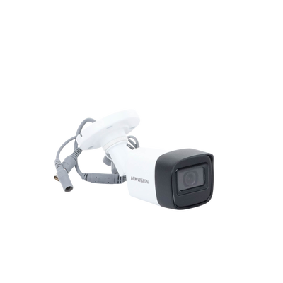 Bala TURBOHD 4K (8 Megapixel) / Gran Angular 102° / Lente 2.8 mm / Exterior IP67 / IR EXIR 30 mts / dWDR / Metal - Vista 2