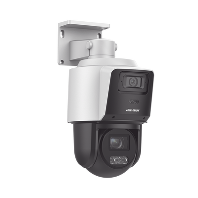 [TandemVu] PTZ IP 4 Megapixel con Cámara Panorámica 4 Megapixel / 4X Zoom / Dual Light (40 mts IR + 30 mts Luz Blanca) / A...