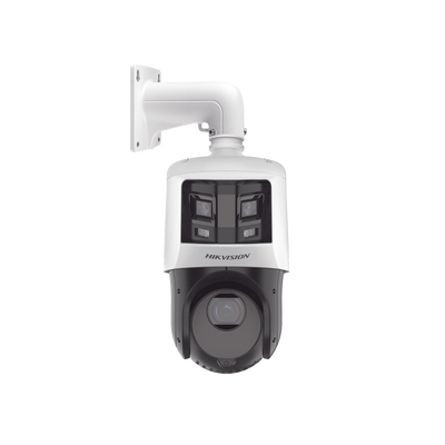 [TandemVu] PTZ IP 4 Megapixel con Cámara Panoramica 6 Megapixel / 25X Zoom / 100 mts IR / IP66  / WDR / PoE+ / Entrada-Sal...