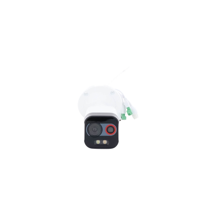 Cámara Bala IP Térmica y Óptica Biespectral / Análisis de Video (VCA) para Protección Perimetral / Clasifica Vehículo/Huma...