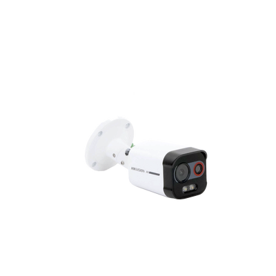 Cámara Bala IP Térmica y Óptica Biespectral / Análisis de Video (VCA) para Protección Perimetral / Clasifica Vehículo/Huma...