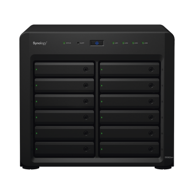 Servidor NAS Synology DiskStation DS3622xs+ | 12 Bahías | Intel Xeon 6 Núcleos | 16 GB DDR4 ECC | 10GbE RJ-45 | Expansión ...