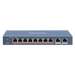HIKVISION DS-3E0310HP-E - Switch PoE+ / No Administrable / 7 Puertos 10/100 Mbps 802.3 af/at (30 W) / 1 Puerto 10/100 Mbps Hi-PoE (90 | SIERRA STORE